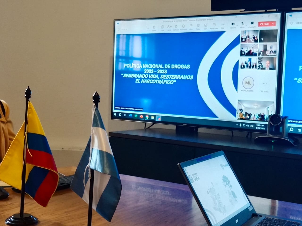 Colombia y Argentina celebran la VII Reunión de la Comisión Mixta sobre Drogas