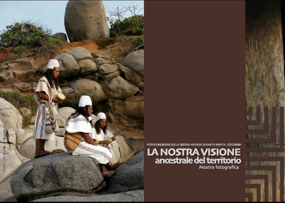 Indígenas de la Sierra Nevada de Santa Marta exponen en la Piazza Navona de Roma