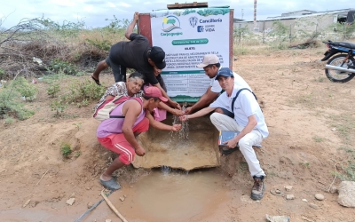 Dirección para el Desarrollo y la Integración Fronteriza apoyó la rehabilitación de sistemas de abastecimiento de agua, con la Corporación Autónoma Regional de La Guajira
