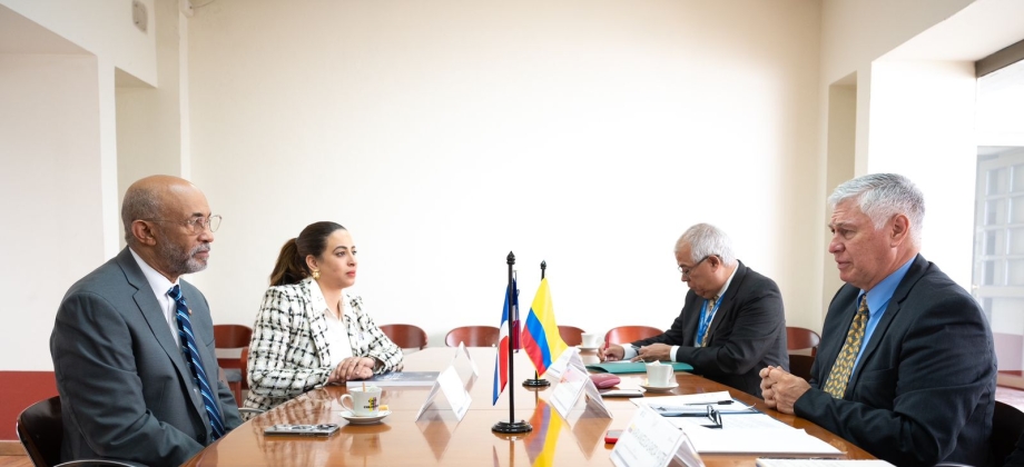 Encuentro entre el Embajador de República Dominicana y el Director de la Academia Diplomática
