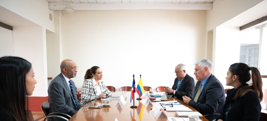 Encuentro entre el Embajador de República Dominicana y el Director de la Academia Diplomática