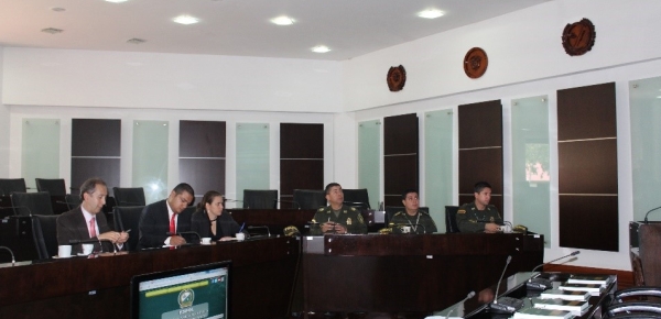 La Academia Diplomática Augusto Ramírez Ocampo adelantó el primer Comité de Coordinación y Seguimiento al Convenio suscrito con la Dirección de Escuelas de la Policía Nacional