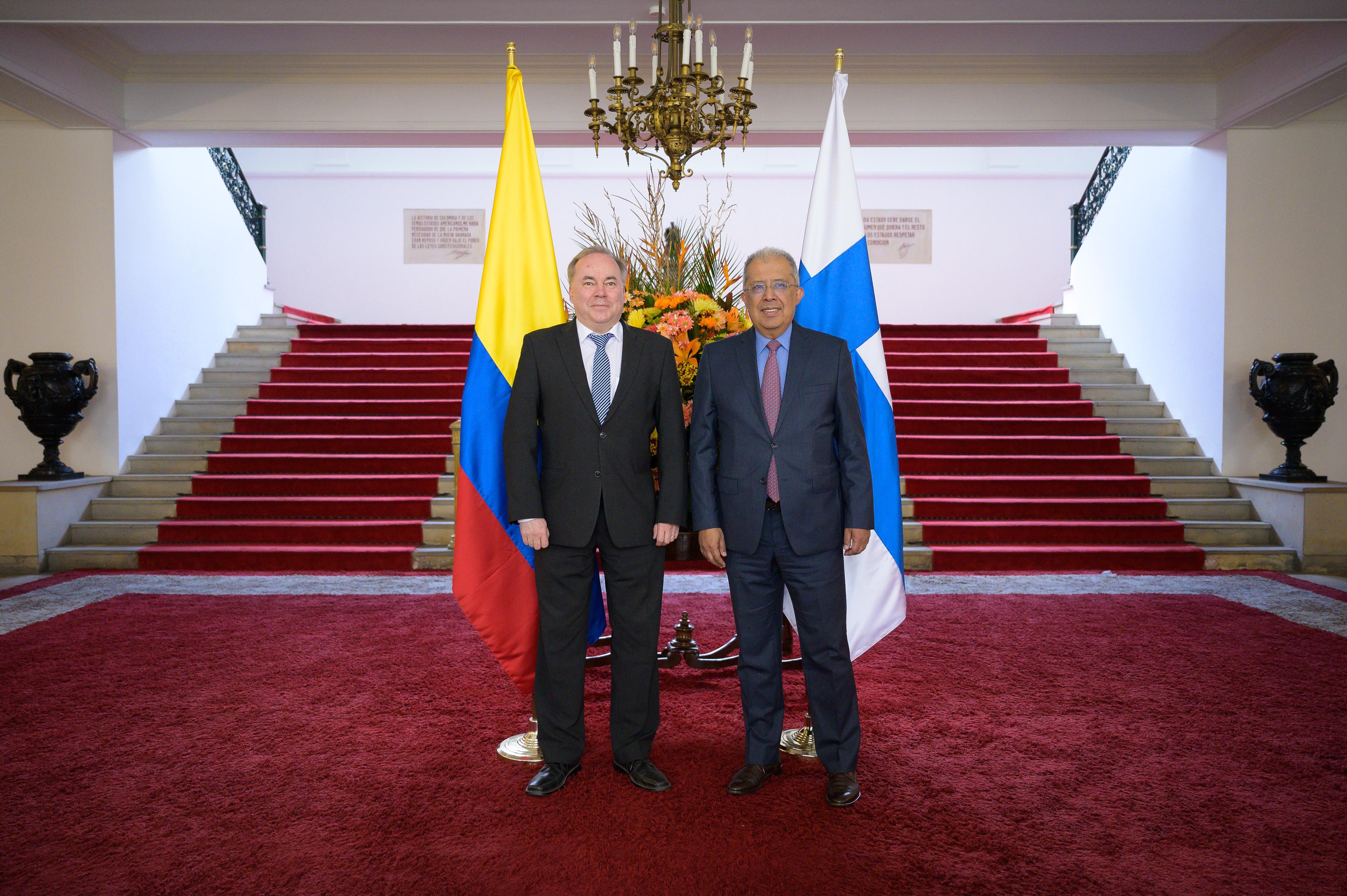 Comunicado conjunto: Colombia y Finlandia efectuaron la VI Reunión de Consultas Políticas en Bogotá