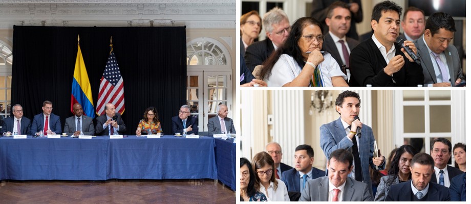 Canciller Álvaro Leyva inicia el diálogo con la sociedad civil, que por primera vez se realiza en el marco del encuentro de alto nivel entre Colombia y Estados Unidos