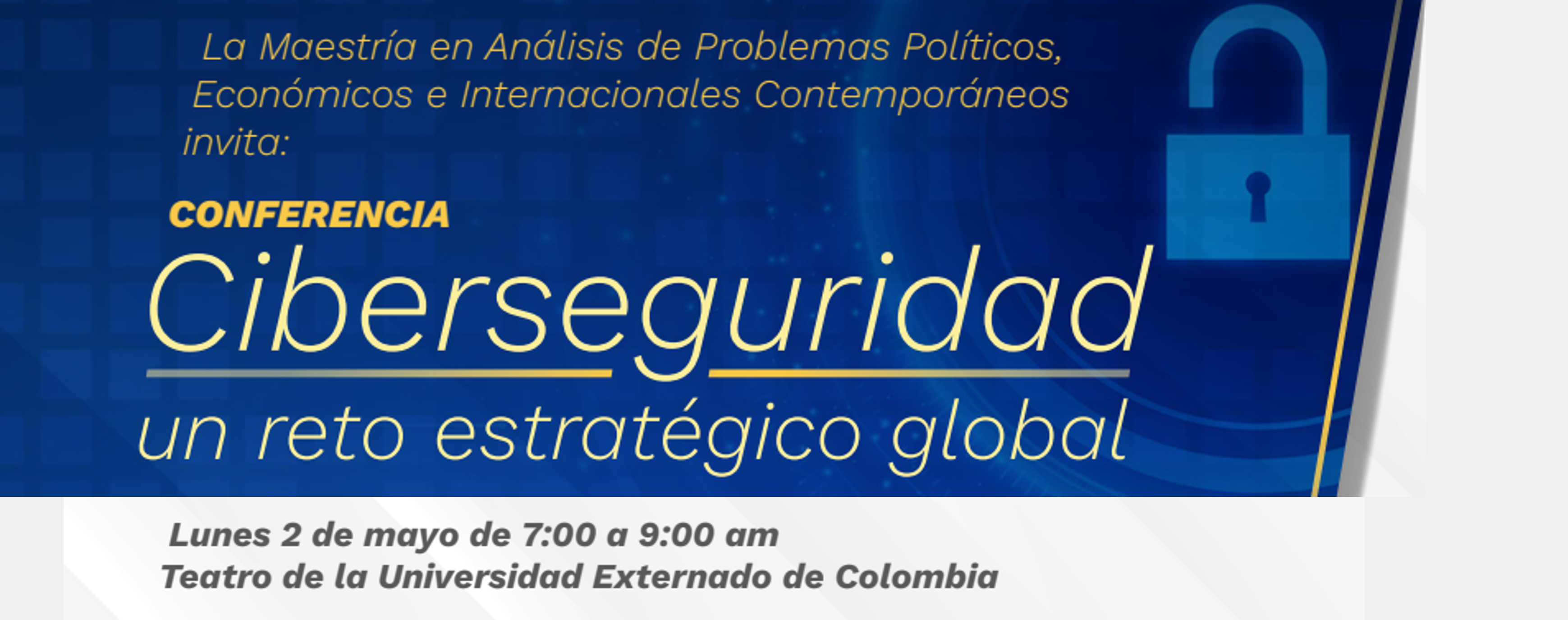 La Academia Diplomática invita a la conferencia 'Ciberseguridad: Un reto estratégico global’