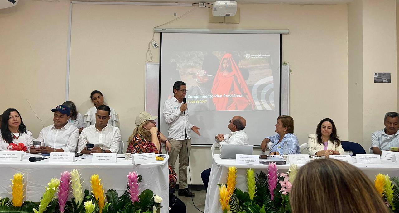 Cancillería participó en la Sesión Ordinaria del Consejo del Mecanismo Especial de Seguimiento y Evaluación de las Políticas Públicas realizada en Riohacha - La Guajira