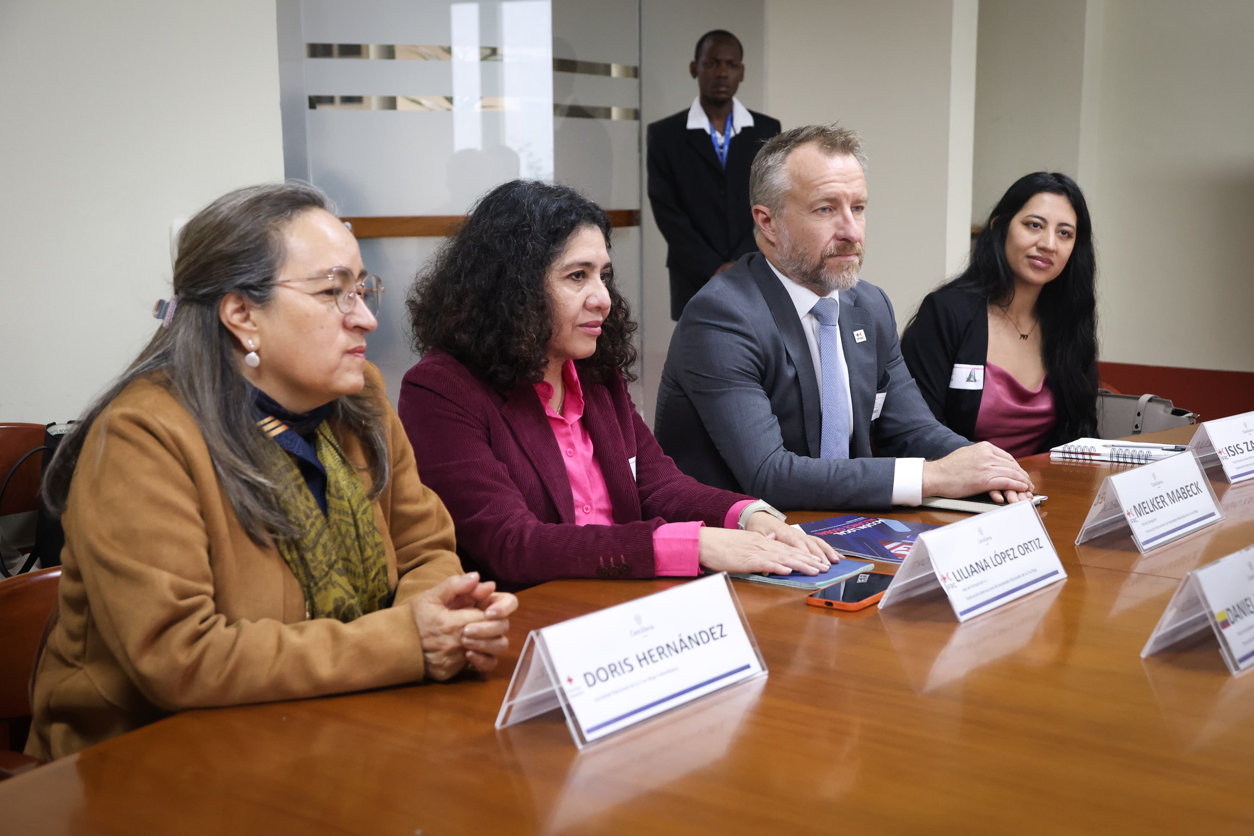 Gobierno Nacional recibe a la nueva jefatura de la federación internacional de sociedades de la Cruz Roja y de la Media Luna Roja en Colombia, Melker Mabeck