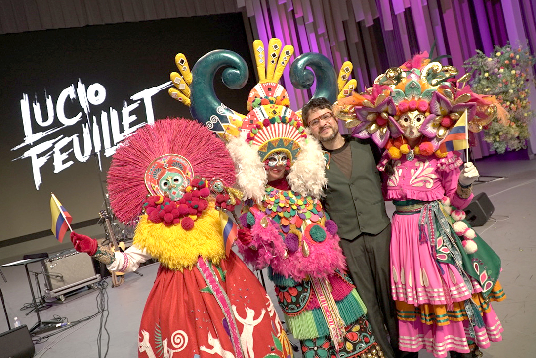 Colombia mostró en Osaka, a través de su Estrategia de Diplomacia Cultural, la fuerza del Carnaval de Negros y Blancos con Lucio Feuillet y Dayra Benavides