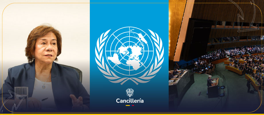 Canciller (e) participará de la Conferencia Internacional de Alto Nivel de las Naciones Unidas sobre "La solución pacífica de la cuestión de Palestina y la aplicación de la solución de dos Estados"