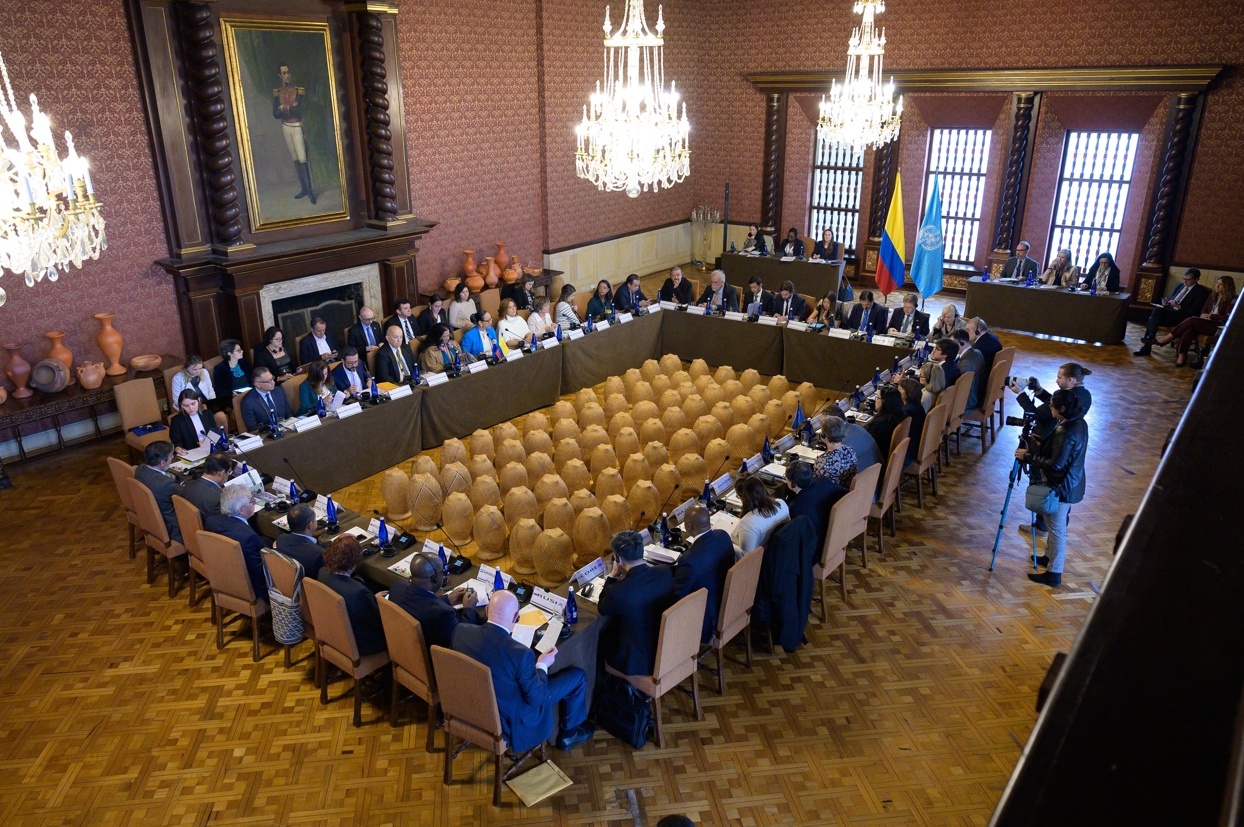 Con encuentro de alto nivel con las entidades de gobierno a cargo del Acuerdo de Paz, inicia en la Cancillería, la visita del Consejo de Seguridad de la ONU a Colombia