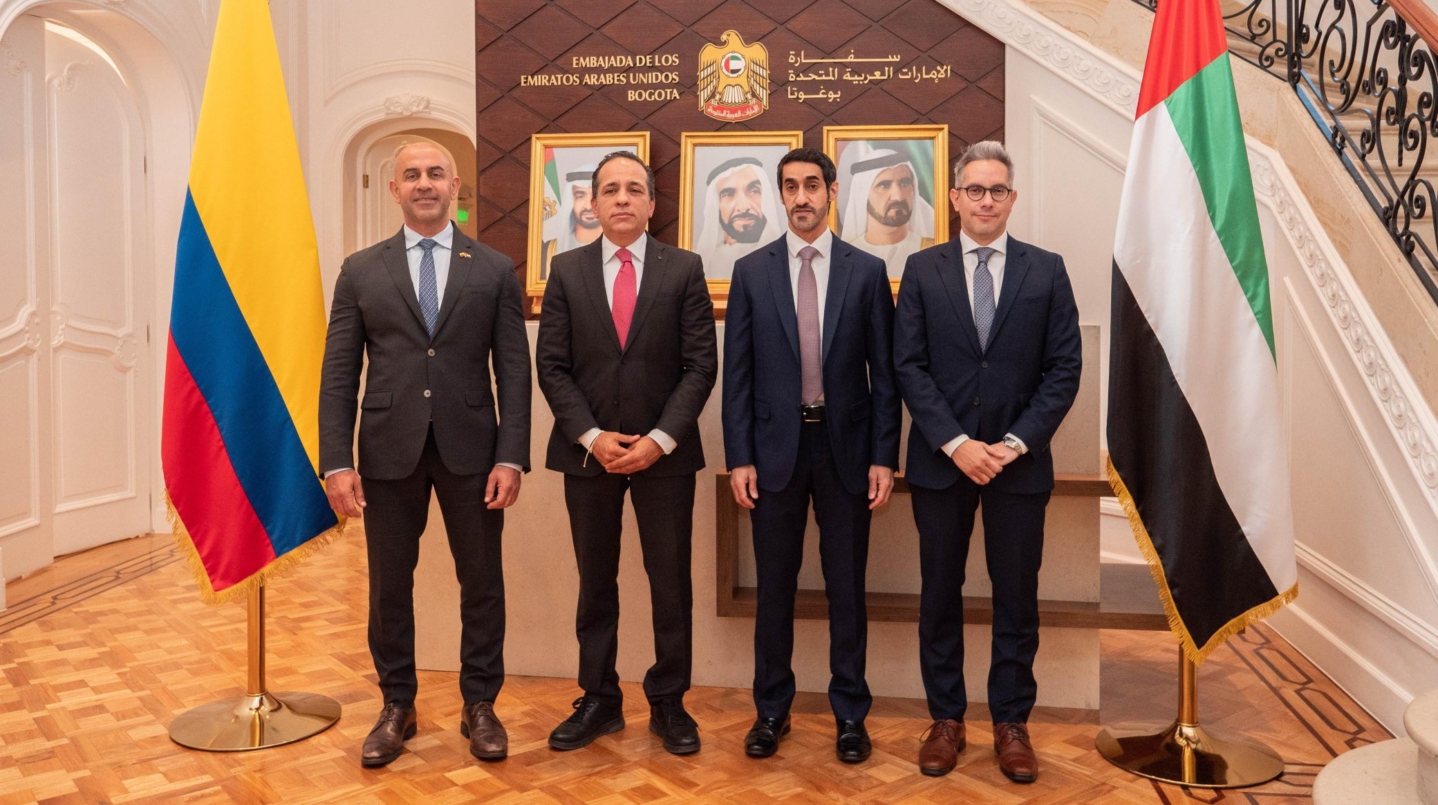 Visita de trabajo del viceministro de Asuntos de Gabinete para la Competitividad e Intercambio de Experiencias de los Emiratos Árabes Unidos, Abdulla Nasser Lootah