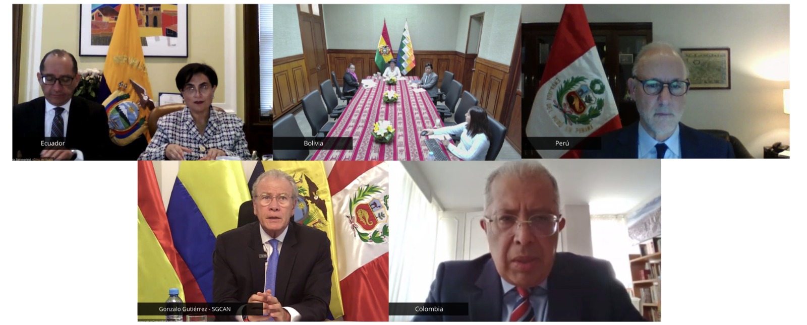 Declaración del Consejo Andino de Ministros de Relaciones Exteriores sobre los acontecimientos de violencia en la República del Ecuador