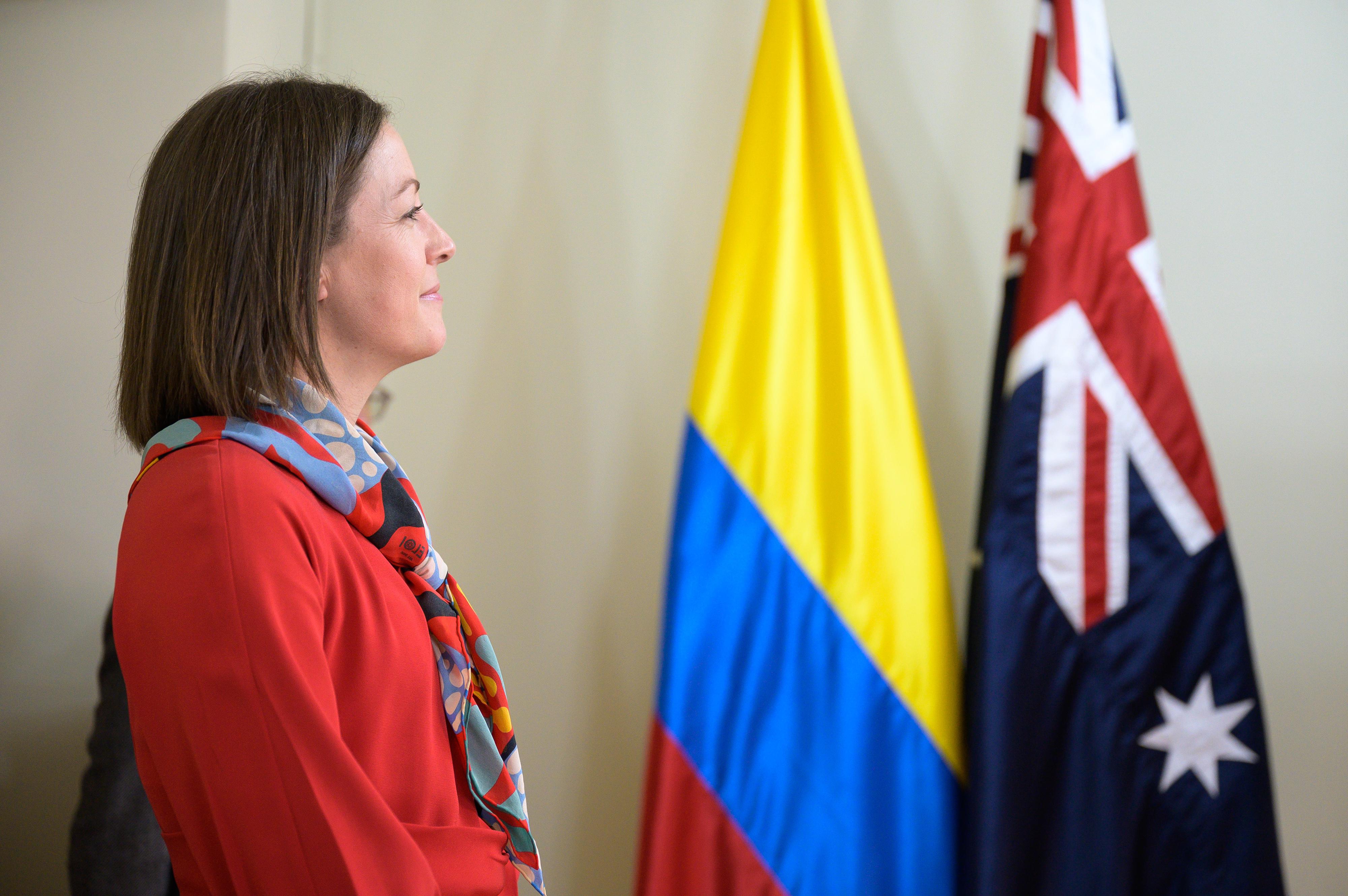 La Academia Diplomática recibió la honrosa visita de Anna Jane Chrisp, embajadora de Australia en Colombia