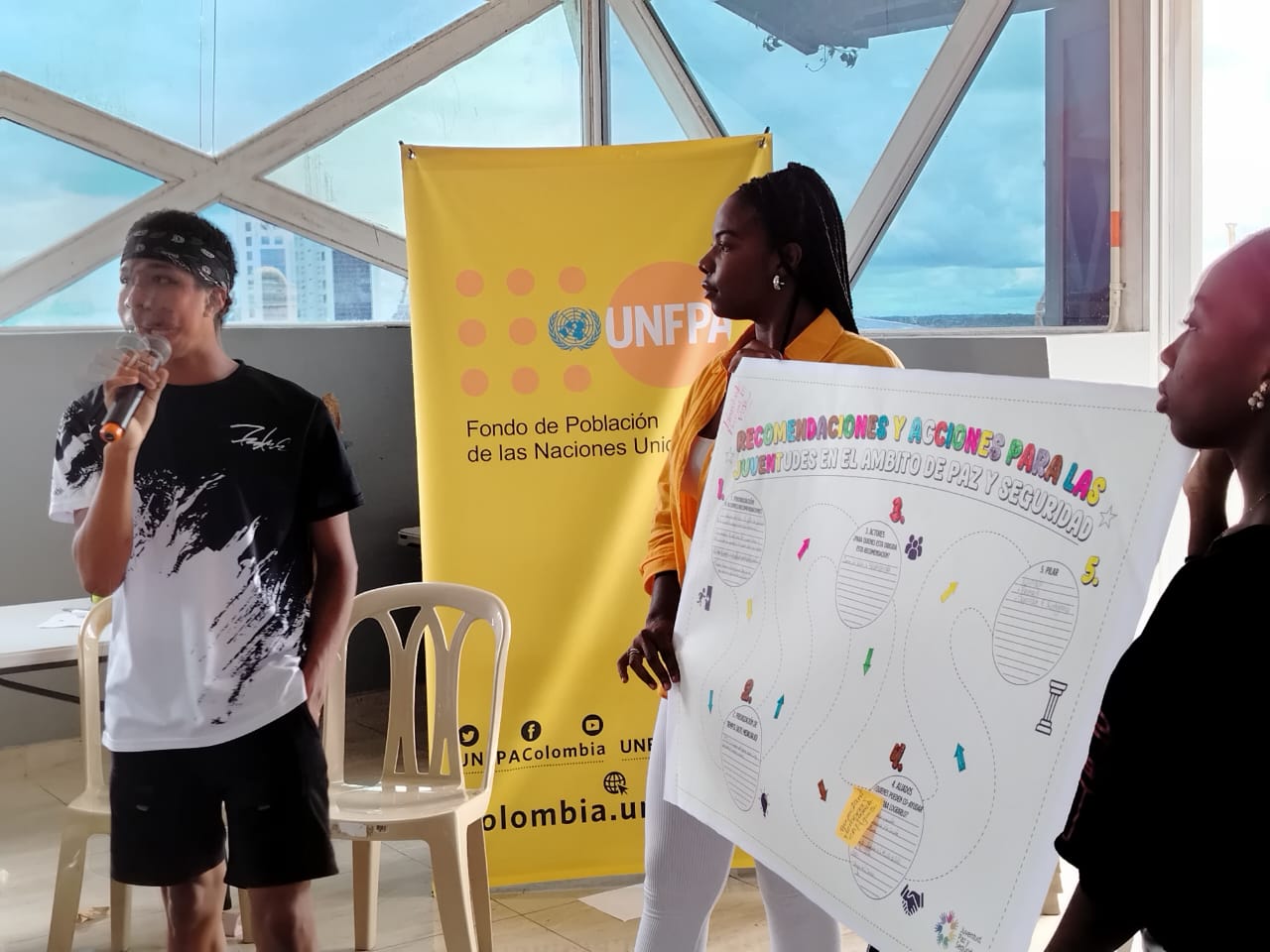  Jóvenes de Buenaventura alzaron su voz por la paz y la seguridad: Las juventudes del Pacífico aportan al Plan de Acción Nacional de Juventud, Paz y Seguridad