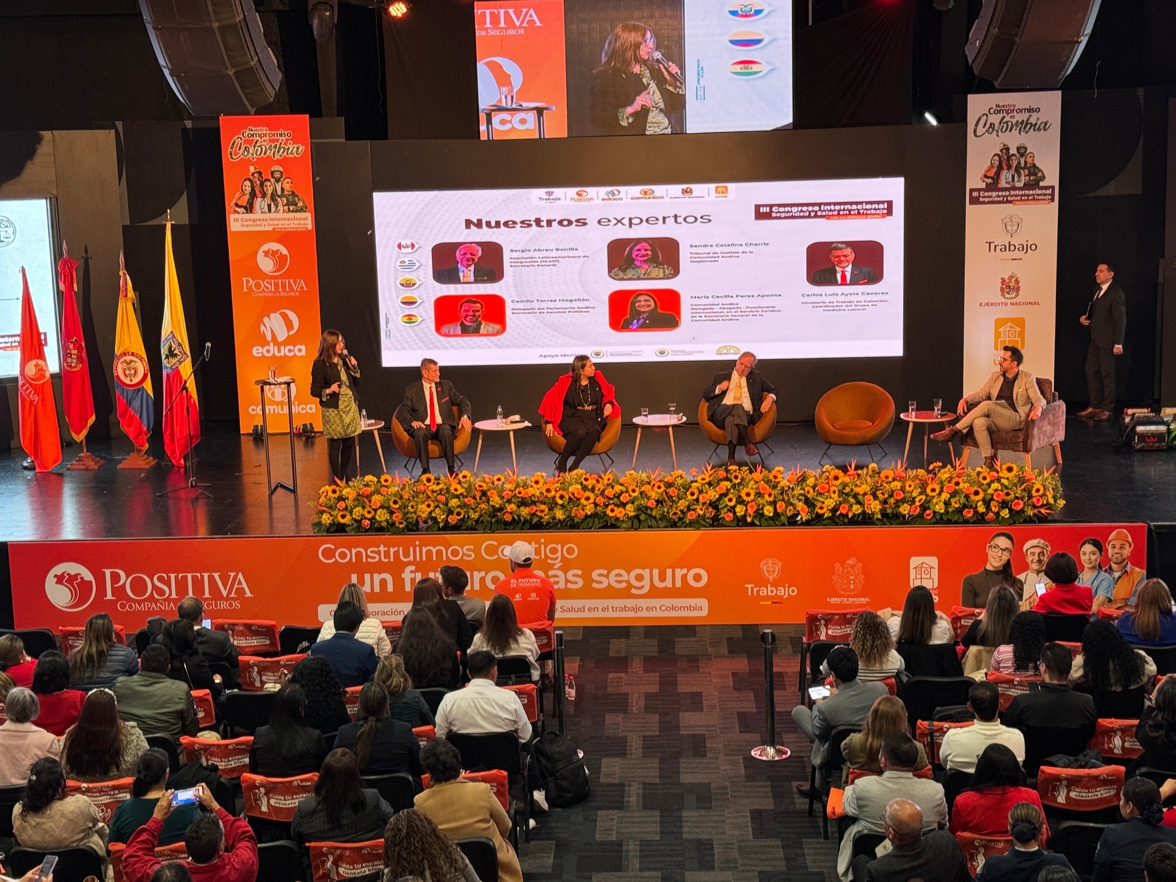 Colombia lidera el III Congreso Internacional en Seguridad y Salud en el Trabajo de la Comunidad Andina