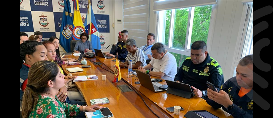 Dirección de Asuntos Migratorios, Consulares y de Atención al Ciudadano convocó a autoridades insulares para revisar la situación migratoria en San Andrés