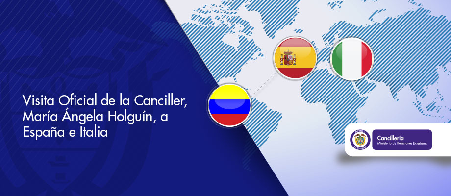 Ministra de Relaciones Exteriores y Jefe del equipo negociador del Gobierno Nacional explicarán en España avances del proceso de paz