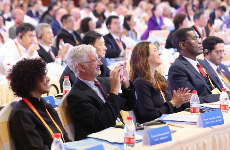 La Embajadora, Delegada Permanente de Colombia ante la UNESCO, Laura Andrea Guillem, participó como invitada especial en el Foro de Cultura de Pekín 2024