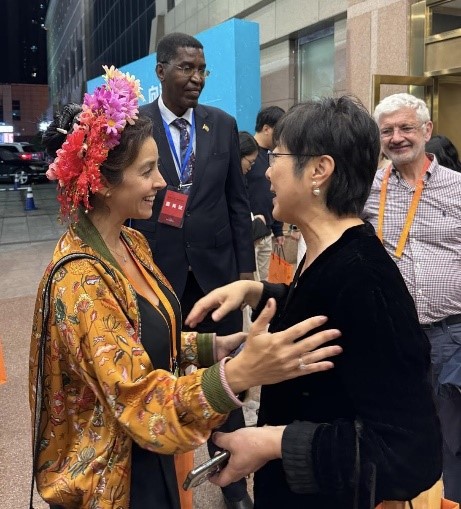 La Embajadora, Delegada Permanente de Colombia ante la UNESCO, Laura Andrea Guillem, participó como invitada especial en el Foro de Cultura de Pekín 2024