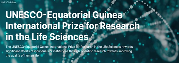Premio Internacional Unesco-Guinea Ecuatorial de Investigación en Ciencias de la Vida