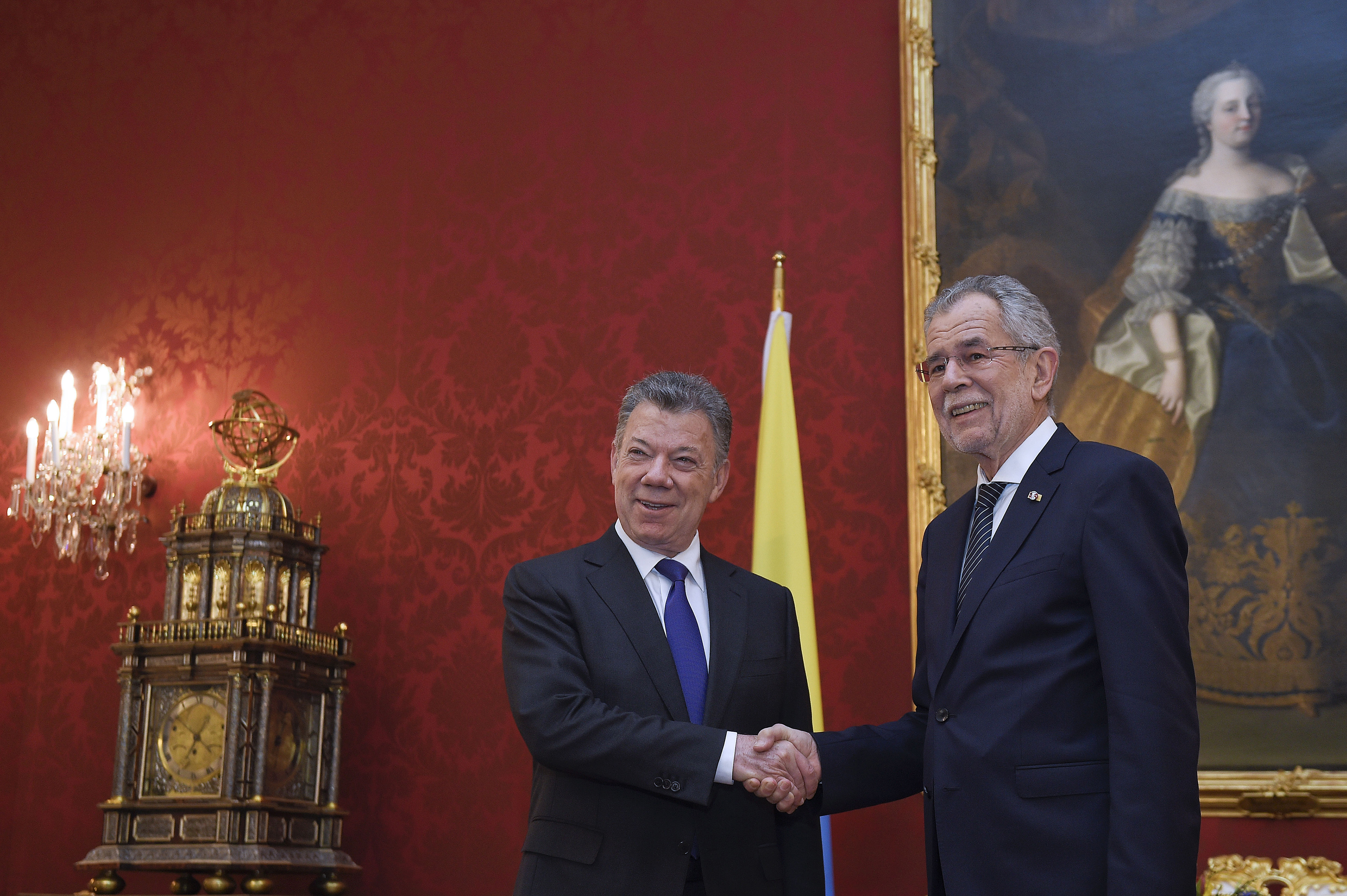 Paz, acuerdo comercial y OCDE: temas tratados en la reunión privada entre los presidentes de Colombia y Austria