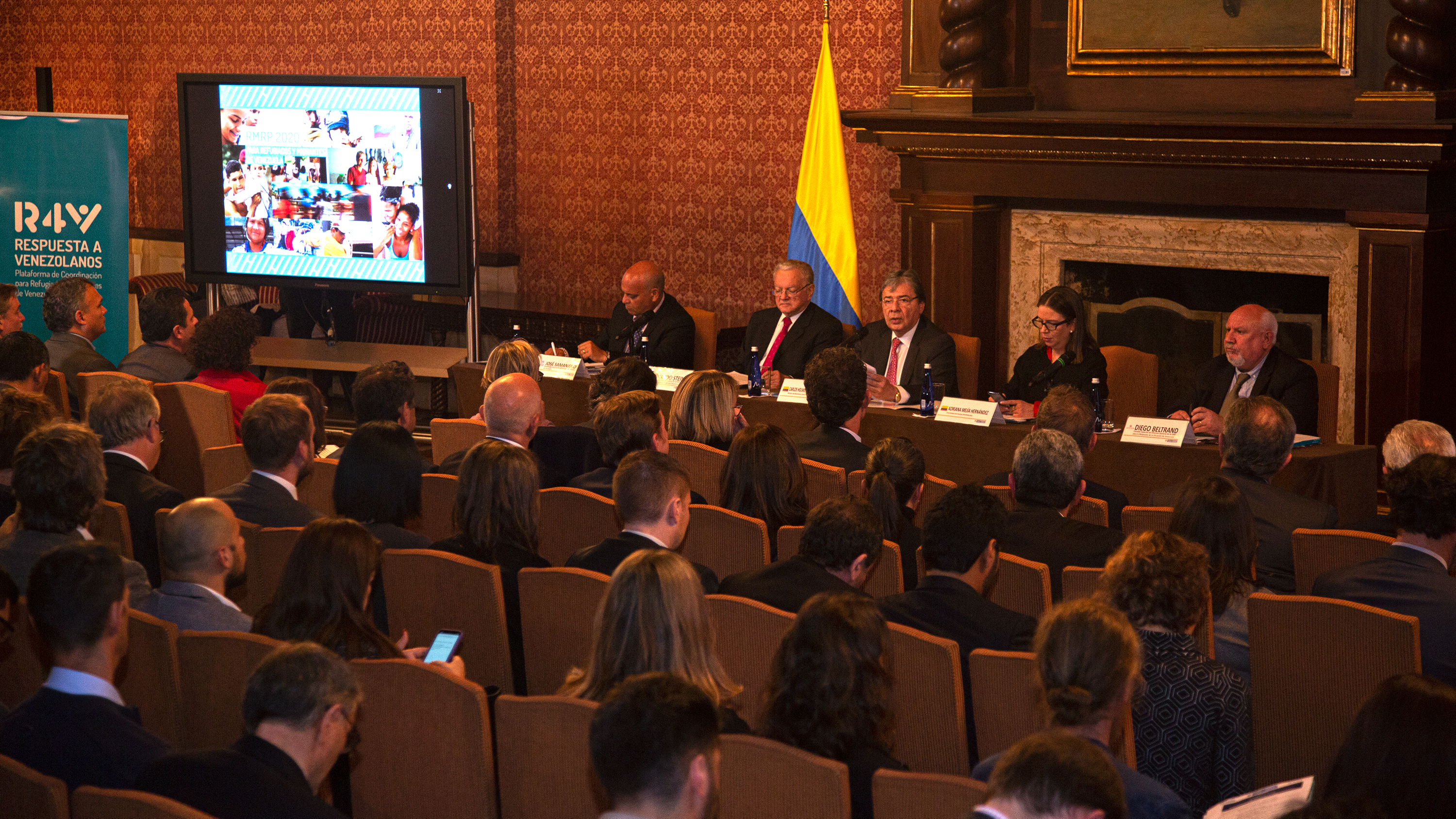 Canciller pide mayor visibilidad a desafíos de crisis migratoria durante lanzamiento del Plan Regional de Respuesta para Refugiados y Migrantes de Venezuela 2020