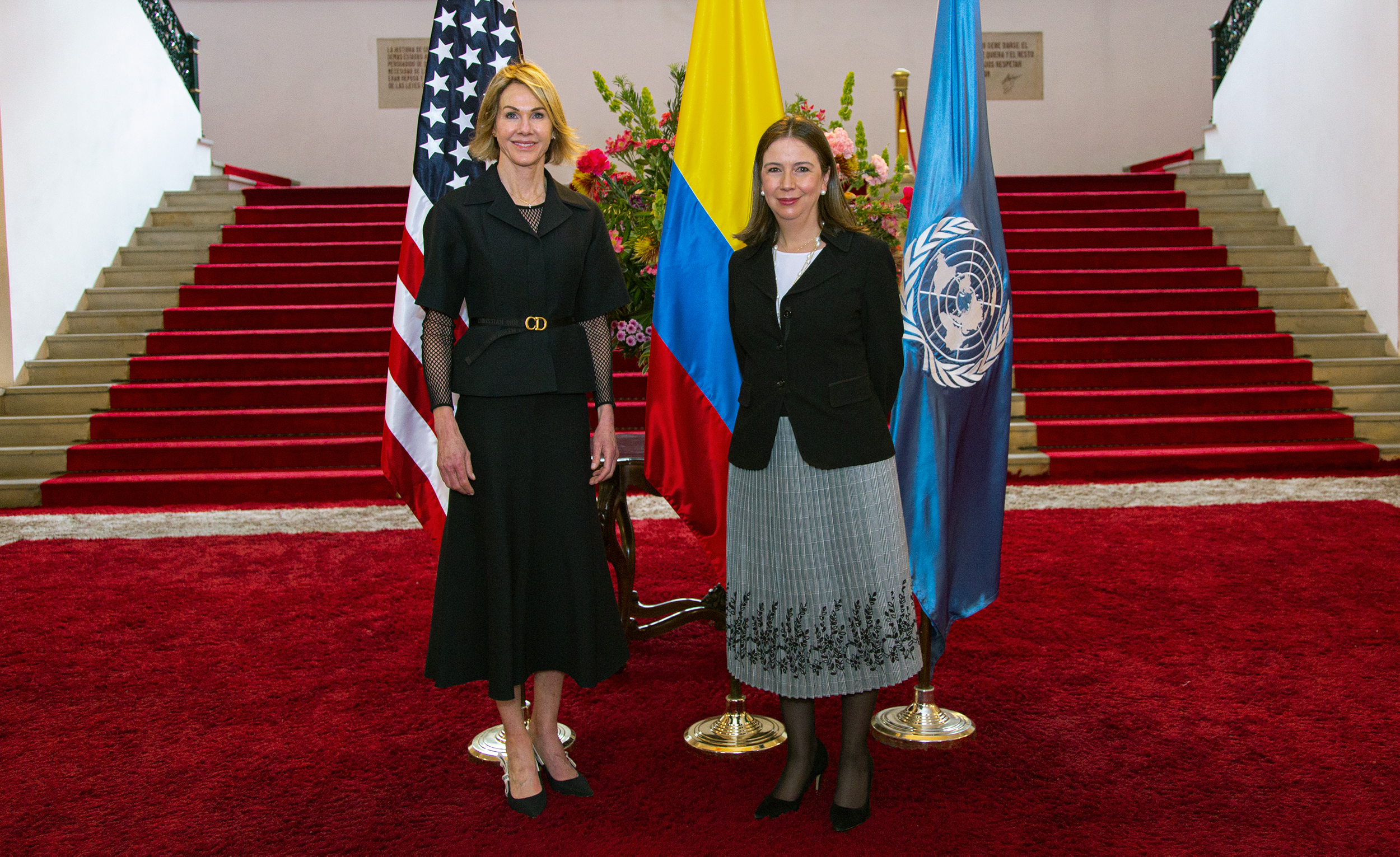 Canciller encargada, Adriana Mejía, sostuvo reunión con la Embajadora y Representante Permanente de los Estados Unidos ante las Naciones Unidas