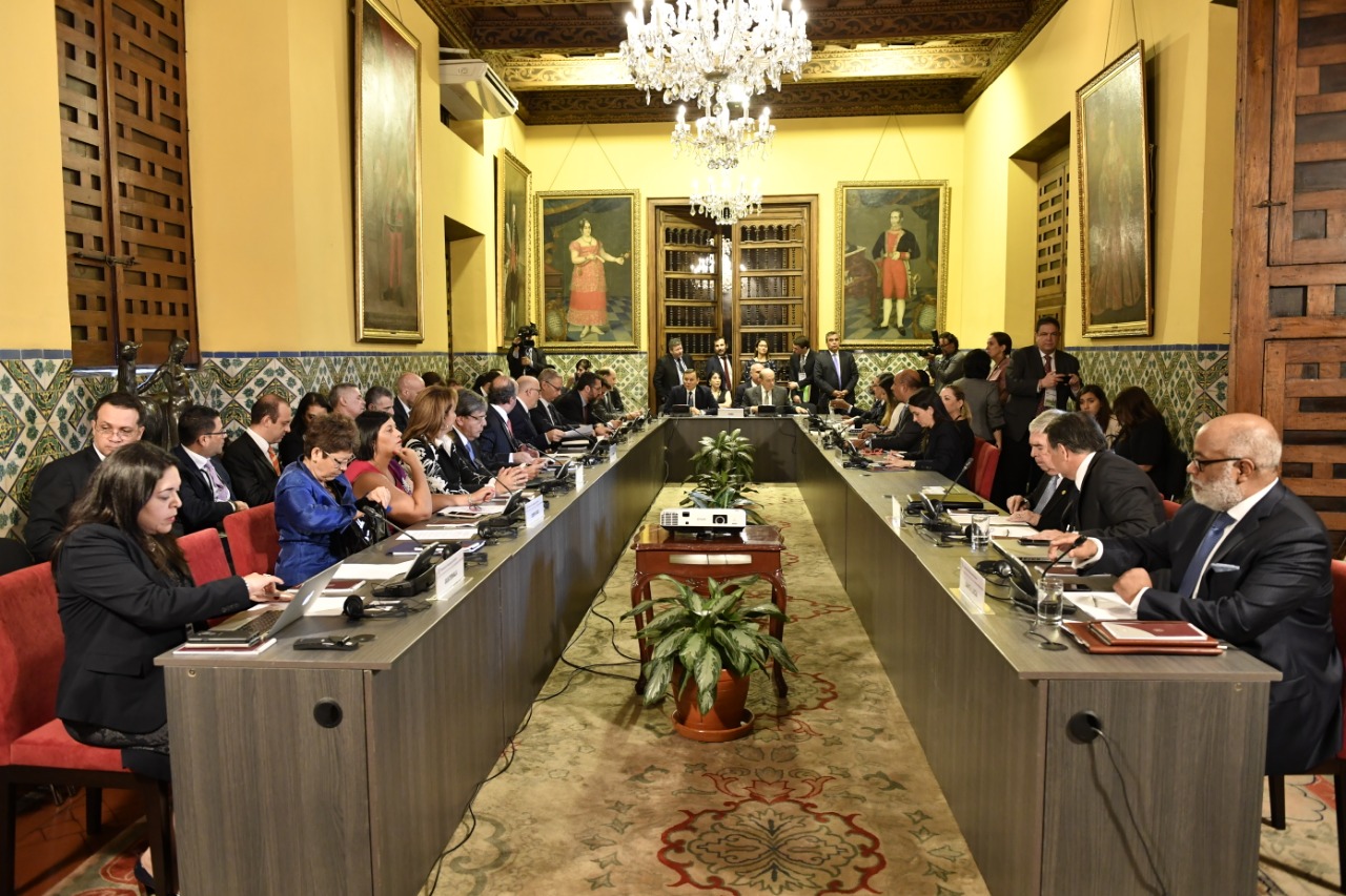 Canciller Trujillo participa en la Reunión de Ministros de Relaciones Exteriores del Grupo de Lima