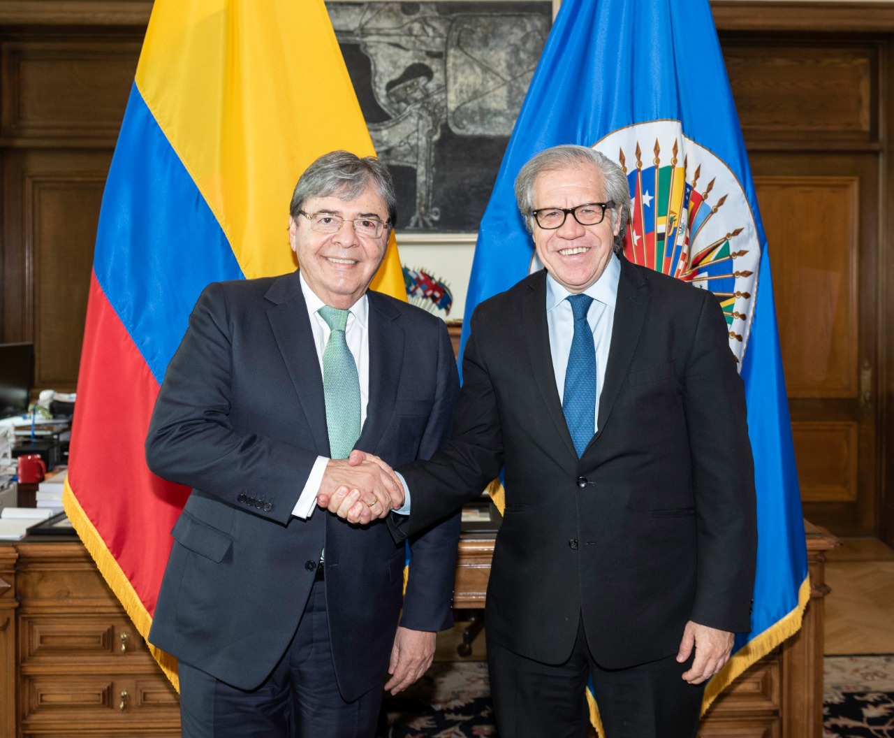 Colombia es “un aliado fundamental en los procesos de fortalecimiento de la democracia del continente”: Luis Almagro, Secretario General de la OEA