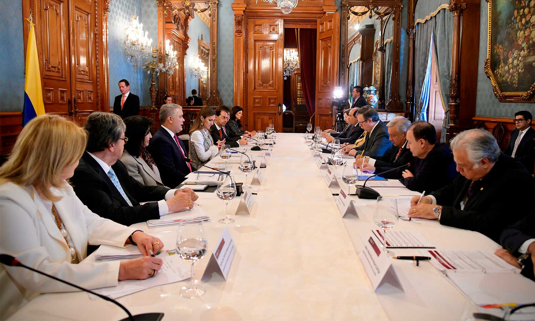 Colombia y México activarán gabinete binacional para reafirmar la relación de hermandad entre los dos países, anunció el Iván Presidente Duque