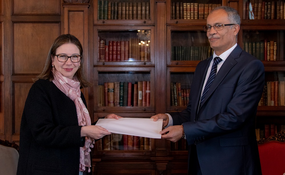 Ministra de Relaciones Exteriores recibió copia de cartas credenciales del Embajador de Argelia en Colombia