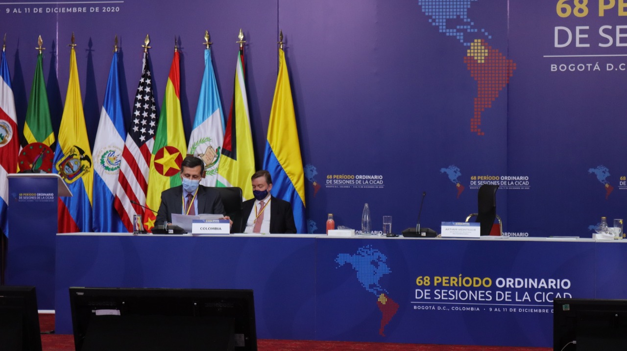 Colombia sede del 68 Período de Sesiones de la Comisión Interamericana para el Control del Abuso de Drogas 