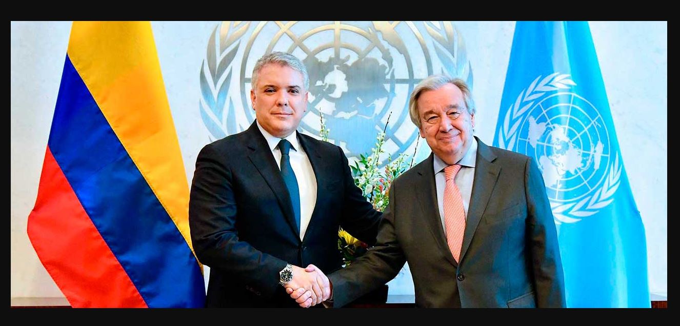 Secretario de la ONU reitera el profundo compromiso con Colombia 