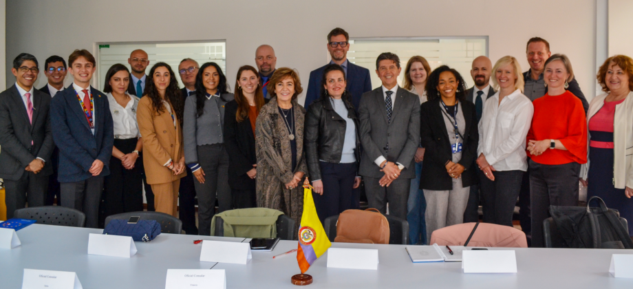 Grupo Interno de Trabajo de Visas e Inmigración de la Cancillería se reúne con Estados Miembros de la Unión Europea