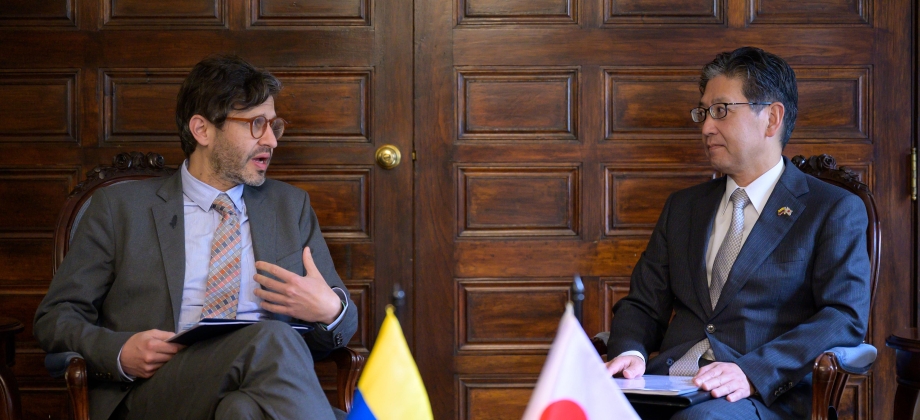 Colombia y Japón buscan fortalecer su relación bilateral en asuntos de cooperación