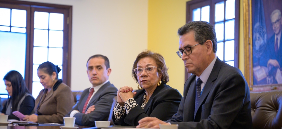 Canciller (e) Rosa Yolanda Villavicencio Mapy lideró un espacio clave para la revisión del Manual de Funciones del Ministerio de Relaciones Exteriores