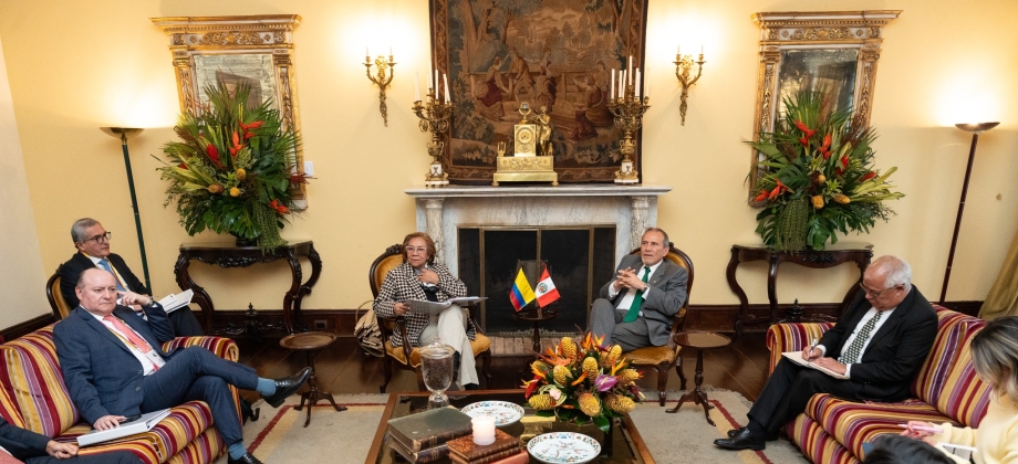 Comunicado de prensa sobre encuentro bilateral de los cancilleres de Colombia y Perú