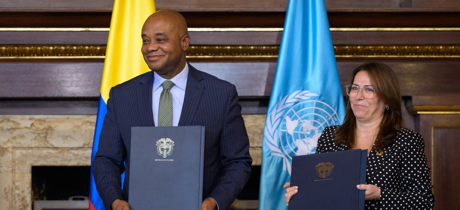 Colombia y Naciones Unidas firmaron el nuevo Marco de Cooperación para el Desarrollo Sostenible 2024 - 2027