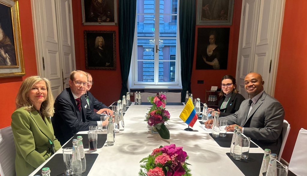 Encuentro bilateral con ministro de Asintos Exteriores de Suecia, Tobías Billstrom