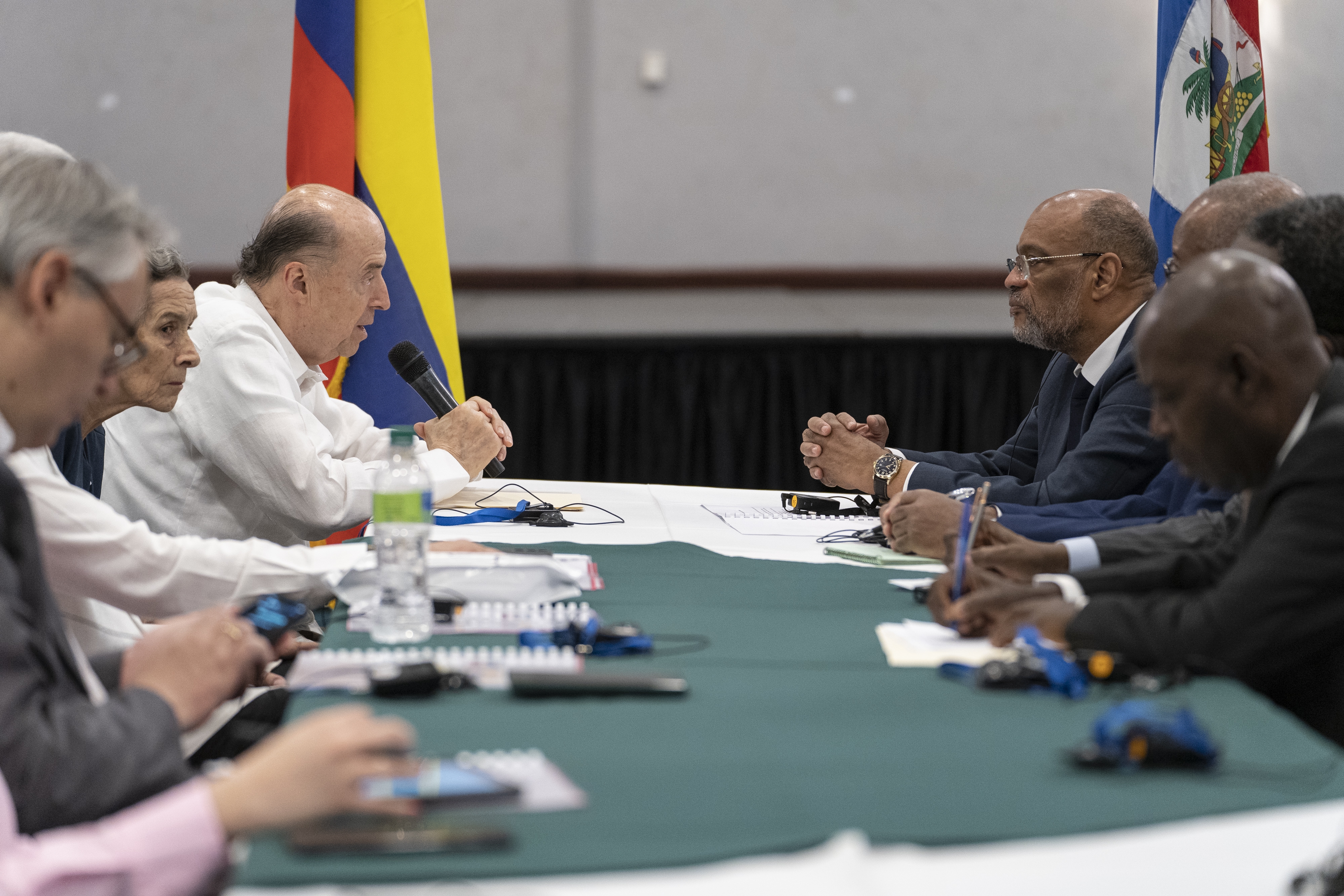 Haití reconoce la experiencia de Colombia en construcción de paz y justicia y ambos países se proponen fortalecer la cooperación en estos y otros asuntos