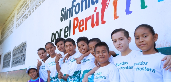 Niños y niñas de Colombia y Perú se presentaron en el concierto Sonidos de la Frontera