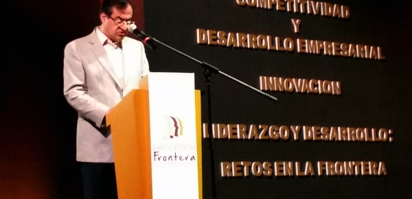 El Viceministro de Asuntos Multilaterales expuso la perspectiva del desarrollo fronterizo del Gobierno en el foro Expogestión Frontera