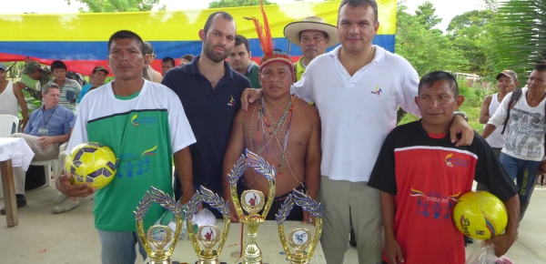 Plan Fronteras para la Prosperidad presente en los II Juegos Binacionales Bari, en Tibú (Norte de Santander)