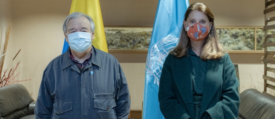 Vicepresidente-Canciller recibió al Secretario General de la ONU, António Guterres, que visita Colombia en el 5° aniversario de la suscripción del Acuerdo para la Terminación del Conflicto